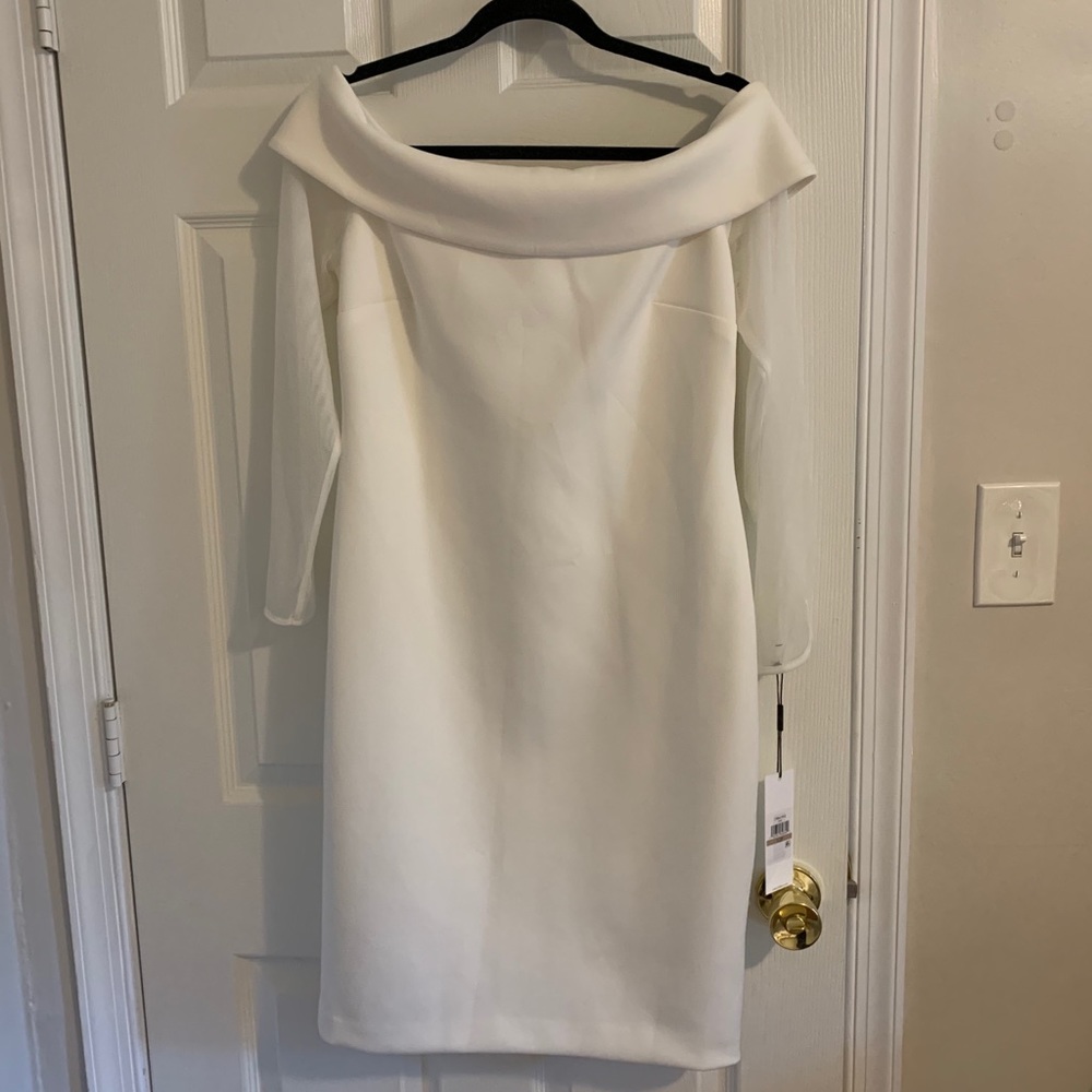 NWT Calvin Klein White Dress